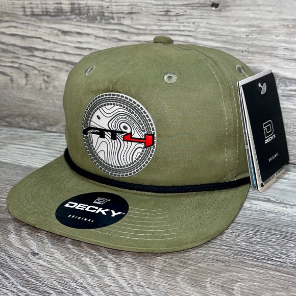 GMC AT4 Topo 3D Classic Rope Hat- Loden/ Black - Picture 3 of 4